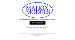 Desktop Screenshot of matrixmodels.com